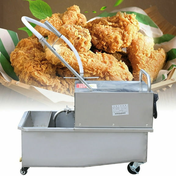 Commercial Fryer Oil Filter Cart Machine Kitchen Oil Filter System