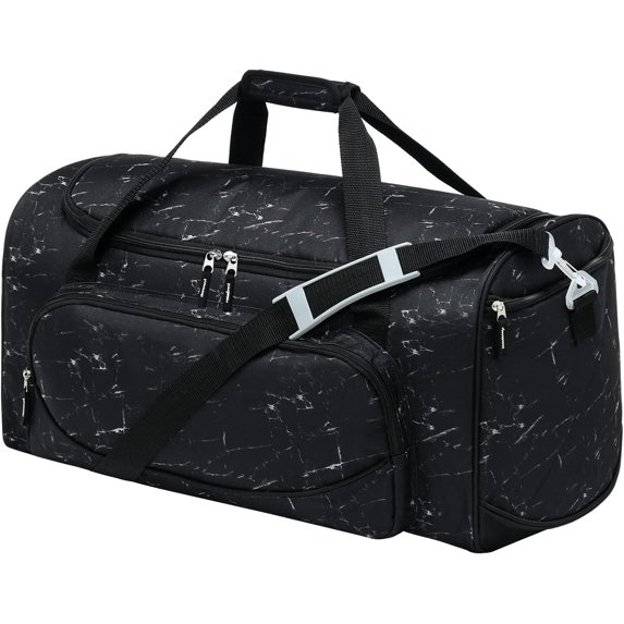 55L Sports Duffle Bags Large Gym Duffel Bag Workout Bag for Men - Black