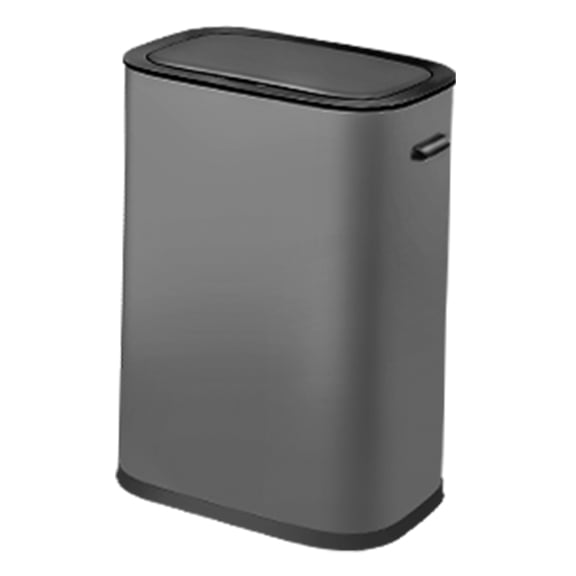 55L Touchless Trash Can with Motion Sensor, 14.5 Gallon Stainless Steel Kitchen Garbage Bin with Soft Close Lid.