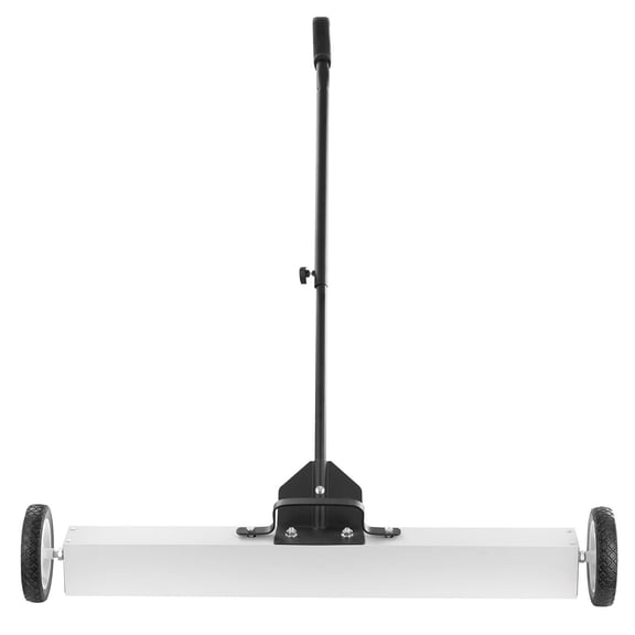 Dranite 55Lbs Push-Type Magnetic Sweeper with Wheels, 24-Inch Wide Magnetic Lawn Roller, Telescoping Handle for Easy Cleanup