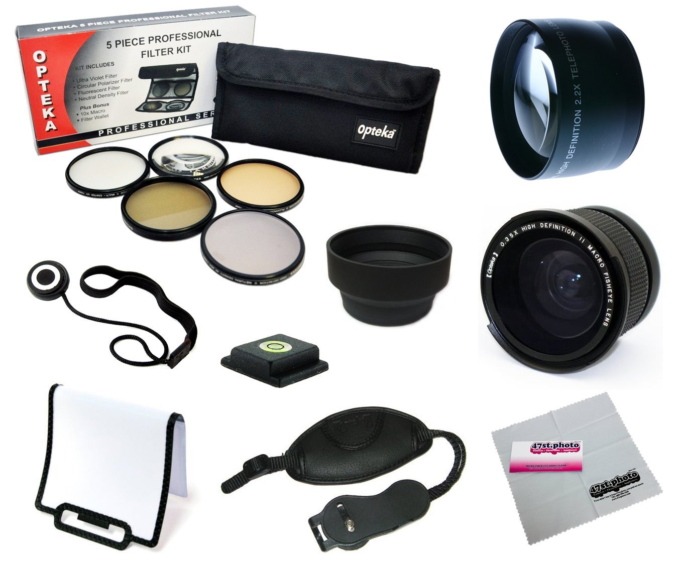 SONY α55 Zoom Lens Kit 55MM Accessory Kit for Sony Alpha A3000 A99 A77 A65 A58 A57 A55