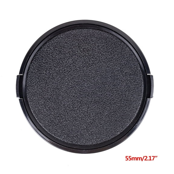 55MM Universal Plastic Snap-on Front Lens Cap Protective Cover for for Pentax DSLR Camera Filter Accessory