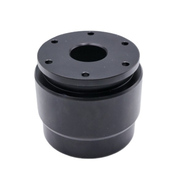 55Mm Quick Release Adapter For MOZA TURN Direct Drive Racing Simulator Wheel Aluminum Alloy 6-Hole Hub Lightweight Steering Wheel Connector For Sim Racing CNC Machined Strong Fit Minimal