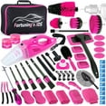 thumbnail image 1 of 55PCS Pink Car Detailing Kit Interior Cleaner with High Power Handheld Vacuum, Car Wash kit with Detailing Brush Set,Car Interior Detailing Kit,Car Accessories for Cars,Gifts for Women, 1 of 16