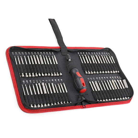 55PCS Screwdriver Bits Set 75mm Magnetic Bits for Use with Power Tools and Manual Drivers in Electronics and Woodworking Tasks