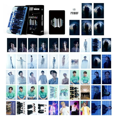 55Pcs BangtanBoys LOMO Cards Proof Album Postcards KPOP Merch Gift Merchandise Set Bangtan Boys Greeting Cards KPOP Idols Collection