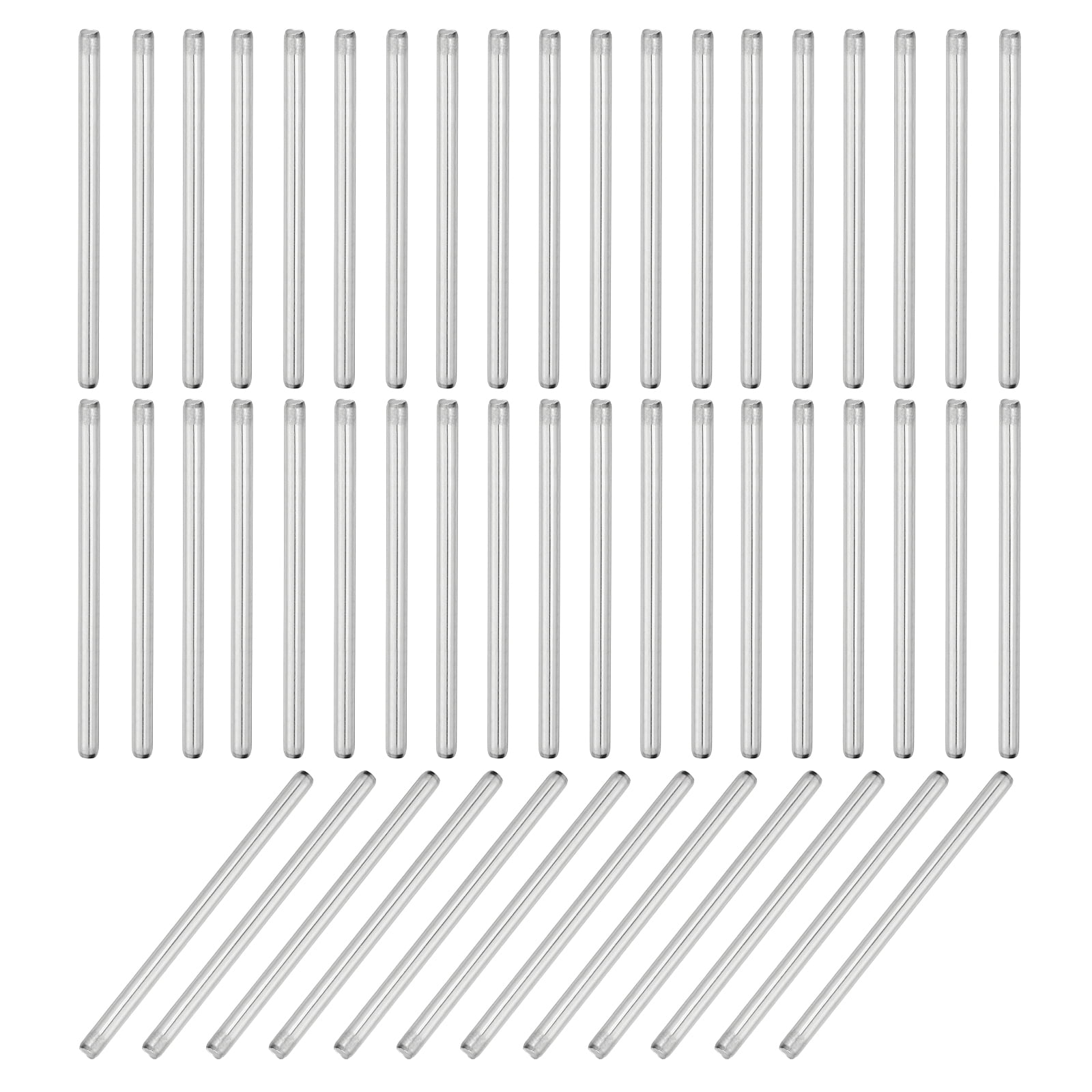 55Pcs Dowel Pin 4mm x 70mm Shelf Support Pin 304 Stainless Steel Shelf Pegs