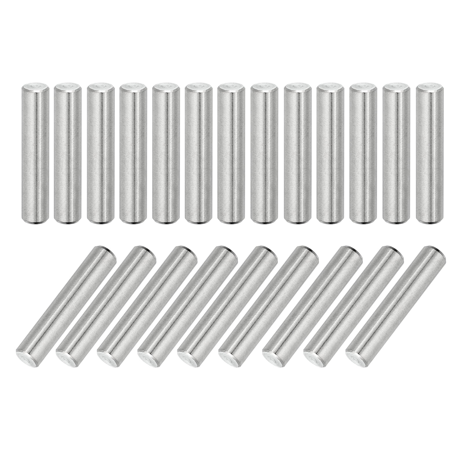55Pcs Dowel Pin 6mm x 30mm Shelf Support Pin 304 Stainless Steel