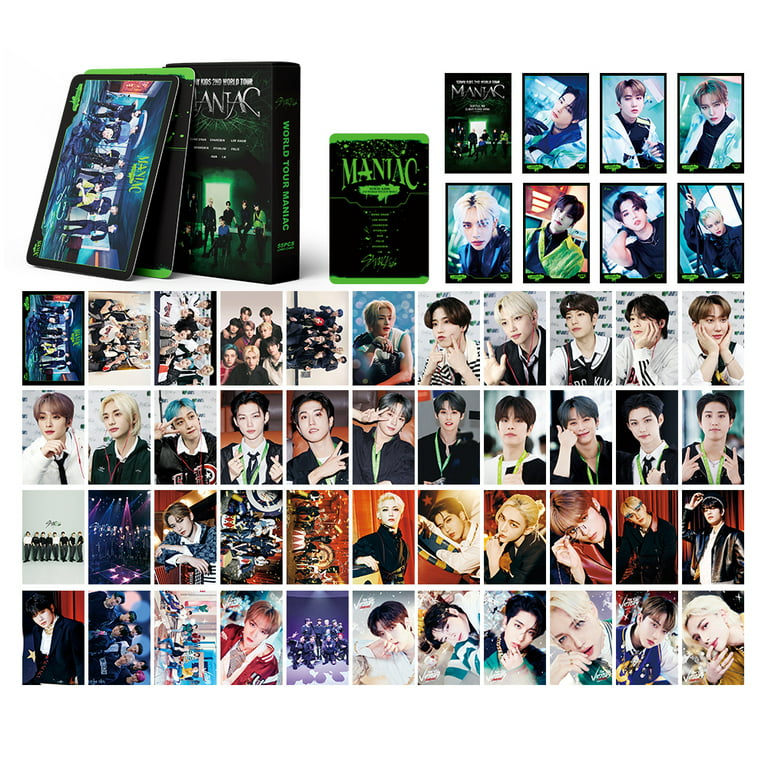 8pcs/set Kpop Idol Lomo Cards Stray Kids MANIAC Photocards Photo Card  Postcard for Fans Collection