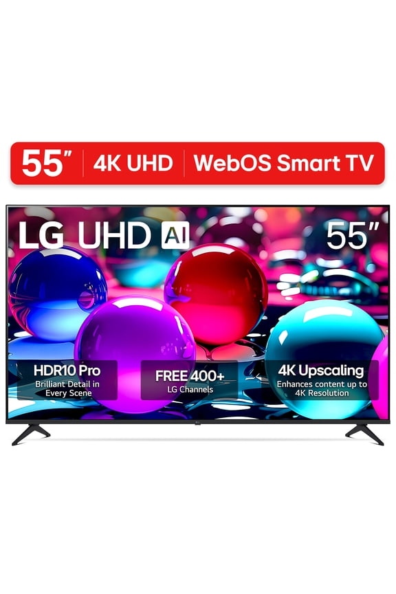 55" 4K UHD UA75 AI Smart TV, 55UA7500