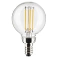 thumbnail image 1 of 55W G165 90 CRI 2700K 120V LED Lamp Candelabra Base Bulb, Clear, 1 of 1