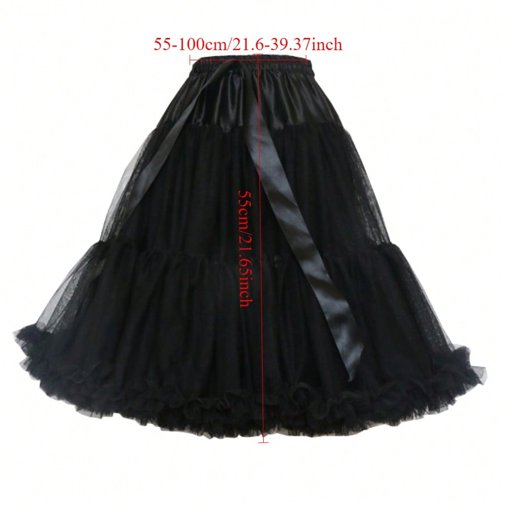 Tulle Net Petticoat Red Underskirt Bow Detail Costume Accessory main image 0
