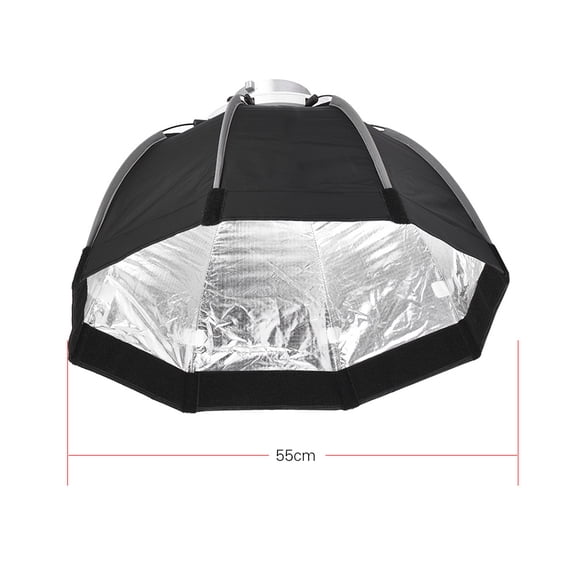 55cm Octagon Softbox Bowens Mount Studio Flash Light Modifier 21.7 in