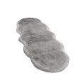 thumbnail image 1 of 55in Ultra Soft Fluffy Shaggy Area Rug Faux Fur Rug Chair Cover Seat Pad Fuzzy Area Rug for Bedroom Floor Sofa Living Room, Gray, 1 of 8