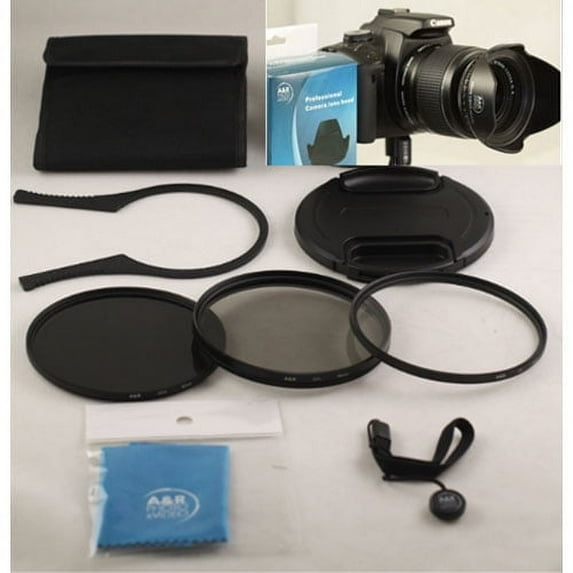 55mm Filter kit UV CPL FLD , Lens Hood , Filter Wrench , Lens Cap For Nikon AF-P 18-55mm D5600 D3500 D3400 D5500