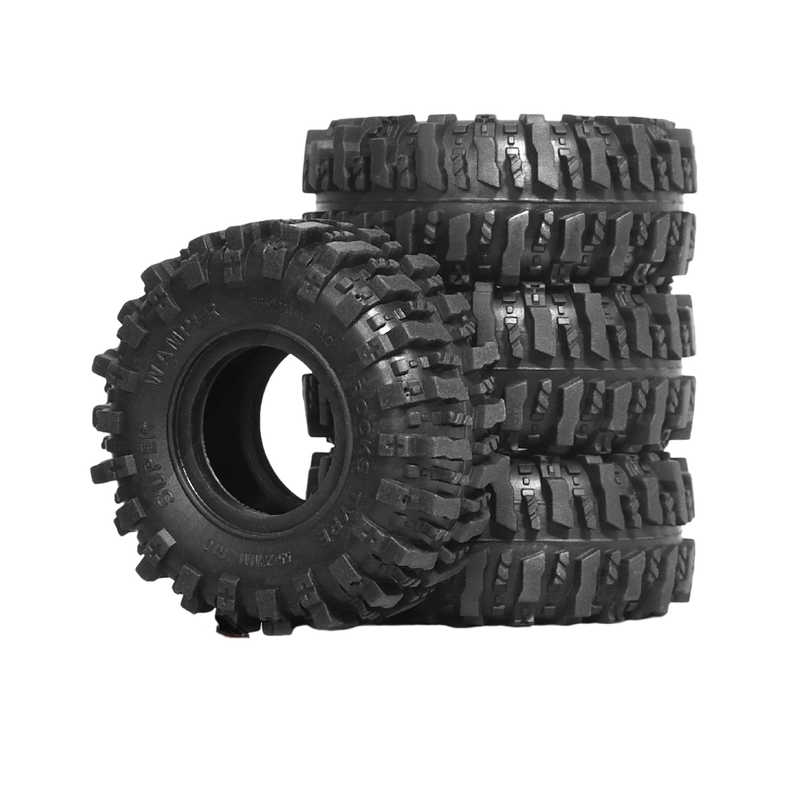 55mm Model Car Replaceable Tires For Remote Control Crawlers Wheels ...