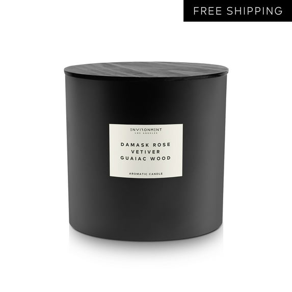 55oz Damask Rose | Vetiver | Guaiac Wood Candle (Inspired by Le Labo Rose 31® and Fairmont Hotel)