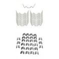 thumbnail image 1 of 55pcs 304 Stainless Steel Greenhouse Glass Fixing Clips No Rust Spares, 1 of 8