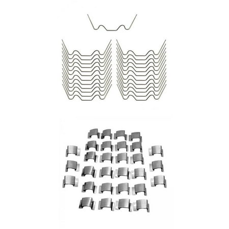 55pcs 304 Stainless Steel Greenhouse Glass Fixing Clips No Rust Spares