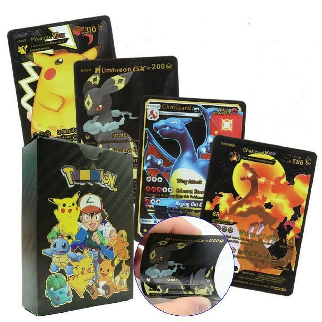 CrazyBuy Pokemon Black Foil Card 55 (Vmax, V, GX, EX & Basic cards ) - Pokemon  Black Foil Card 55 (Vmax, V, GX, EX & Basic cards ) . Buy POKEMON toys