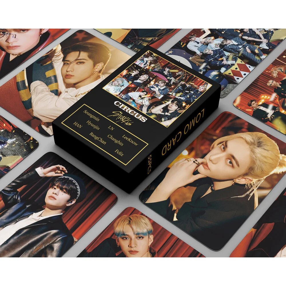 Cartes Photos Stray Kids - 55 Pièces - Album MAXIDENT - Taille 8,6x5,7 Cm - Idéal Collection Et Décoration