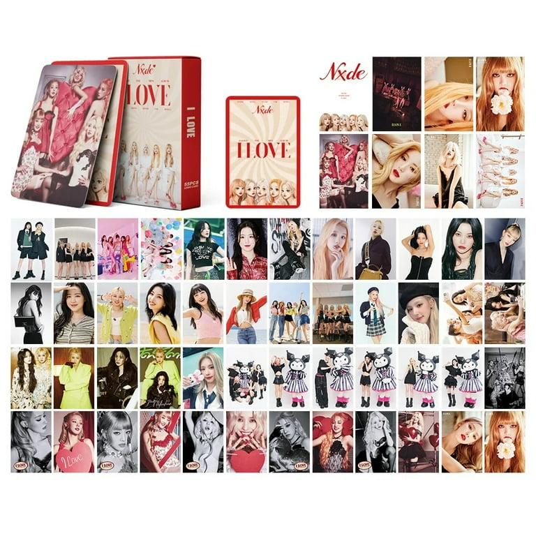 55pcs/Set Kpop G I-DLE new album I LOVE photo card MAMAMOO
