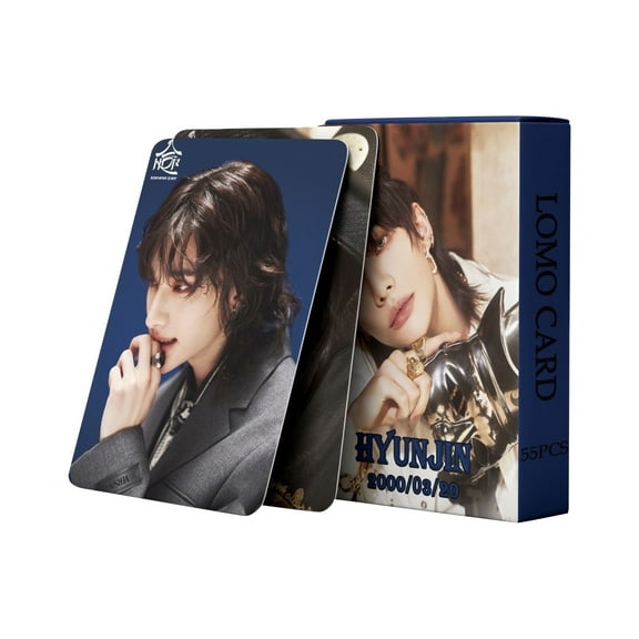 55pcs Stray Kids KARMA PhotocardsKARMA ATE Album Bang Chan, Lee Know, Chang-Bin, Hyun-Jin, Han, Felix, Seung-min, I.N Gift Box for Fans