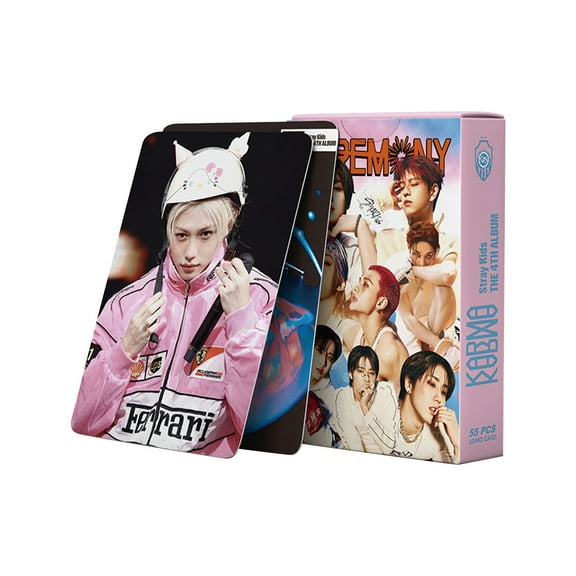 55pcs StrayKids ATE Album Giant Album Photocards Photo Cards Straykids Merch ,K-Pop Themed Collectible Photocard Set