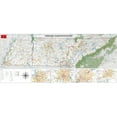 thumbnail image 1 of Wall Art Impressions 55x24in Tennessee Road Map, Transportation, interstates, railroads, public transit [Laminated], 1 of 1