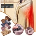 thumbnail image 1 of 55x31.5" USB Heated Blanket, Washable Flannel Fleece Electric Blanket, 3 Heating Modes, Fast Heating, Soft Portable Heating Blanket for Home, Office, Car, Camping, Travel, 1 of 7