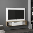 thumbnail image 1 of 56.1" Wide Entertainment Center with Cable Management Two Cabinets Four Shelves for Living Room, 1 of 4