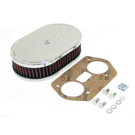 [56-1160]KN Custom Air Filter.K&N Custom Racing Air Filter - DDO 7in x 4 1/2 Oval 1 3/4in H