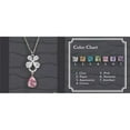 thumbnail image 1 of 56-2251/TOP Silver Flower Chain With Topaz Drop Pendant, 1 of 1