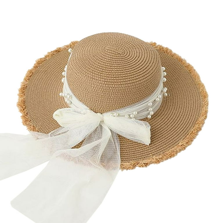 Pearl Bow Khaki Hat Pearl Bow Khaki Hat