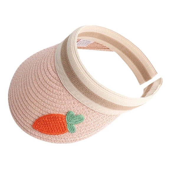 56-58cm hat circumference sunscreen straw hat female summer cute fruit empty top hat sun hat adult styletype:style3;