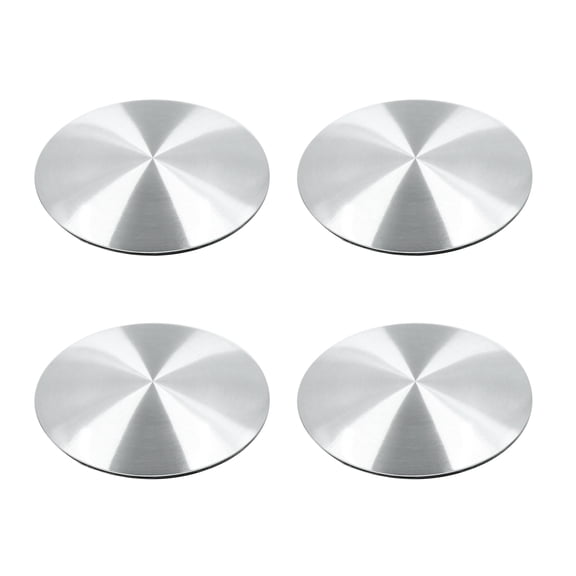 56.5mm Silver Tone Car Wheel Center Hub Cap Sticker Emblem Badge Decal Description 4pcs