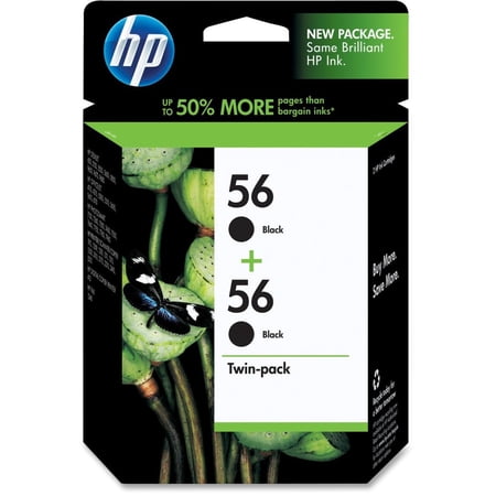 56 (C9319FN#140) Twinpack Black Ink Cartridge