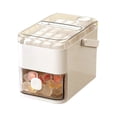 56 Cavity Double Layer Drawer Ice Cube Tray with Lid & Handle, Portable ...