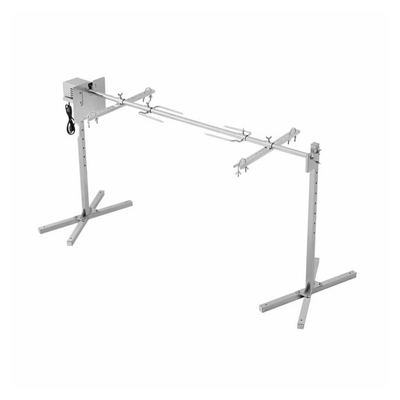 56" Electric BBQ Rotisserie Grill- 132lb Pig Lamb Roaster - Stainless Steel Outdoor Grill - Multifunctional Heavy Duty Rotisserie