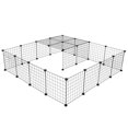 56" Heavy Duty 36 Panel Metal TwoStorey Dog Cat Exercise Fence Playpen