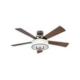 thumbnail image 1 of Hinkley Lighting - Fan - Hampton - 56 Inch 5 Blade Ceiling Fan with Light, 1 of 12