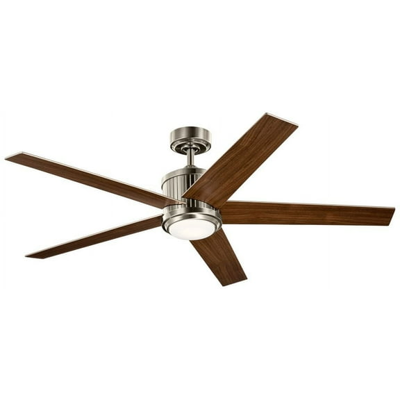 300044BSS-Kichler Lighting-Brahm - 56 Inch Ceiling Fan with Light Kit-Brushed Stainless Steel Finish