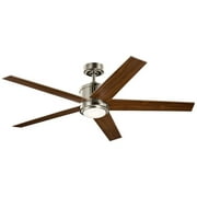 56 Inch Ceiling Fan With Light Kit-Brushed Stainless Steel Finish Kichler Lighting 300044Bss
