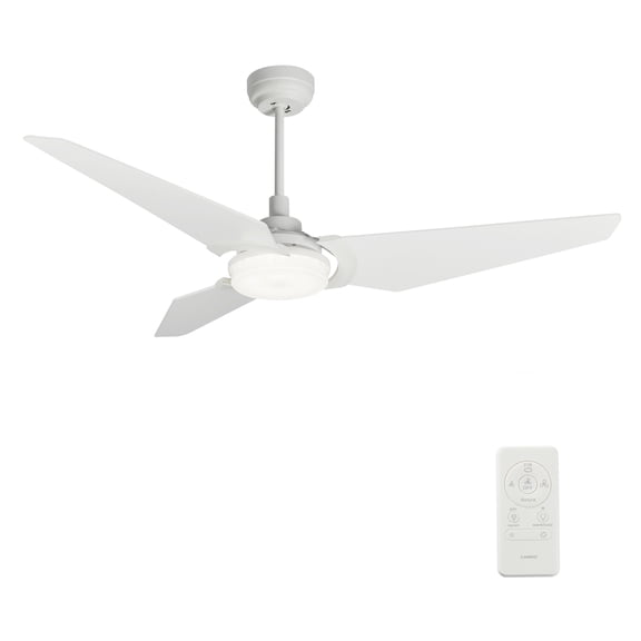 56 " Indoor Smart Ceiling Fan with Dimmable LED Light Kit & Remote Control