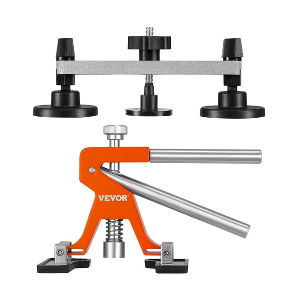 56 Pcs Dent Removal Kit Paintless Dent Repair Kit with Golden Lifter Bridge Puller Car Dent Puller Puller Tabs Hot Glue Gun for Auto Body Dents Hail Damage Door Ding