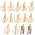 thumbnail image 1 of 56 Pcs Unfinished Wood Cutouts, Blank Wooden Electric Guitar Slices for DIY, Unfinished Musical Instrument Embellisments, Wooden Guitar Toys for Crafts Class, Theme Party, 1 of 5