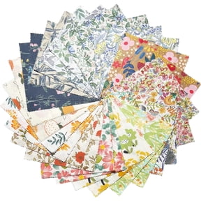 56-Piece Precut Fabric Squares 5x5,Charm Packs for Quilting 5 Inch,100% Cotton