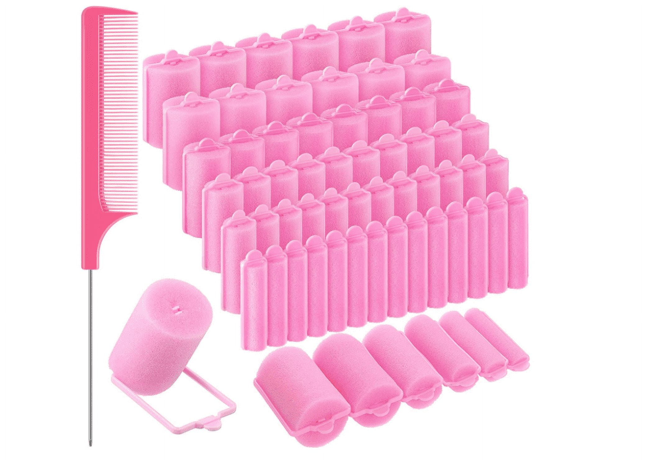 56 Pieces Foam Sponge Hair Rollers 6 Size Mini Foam Hair Styling
