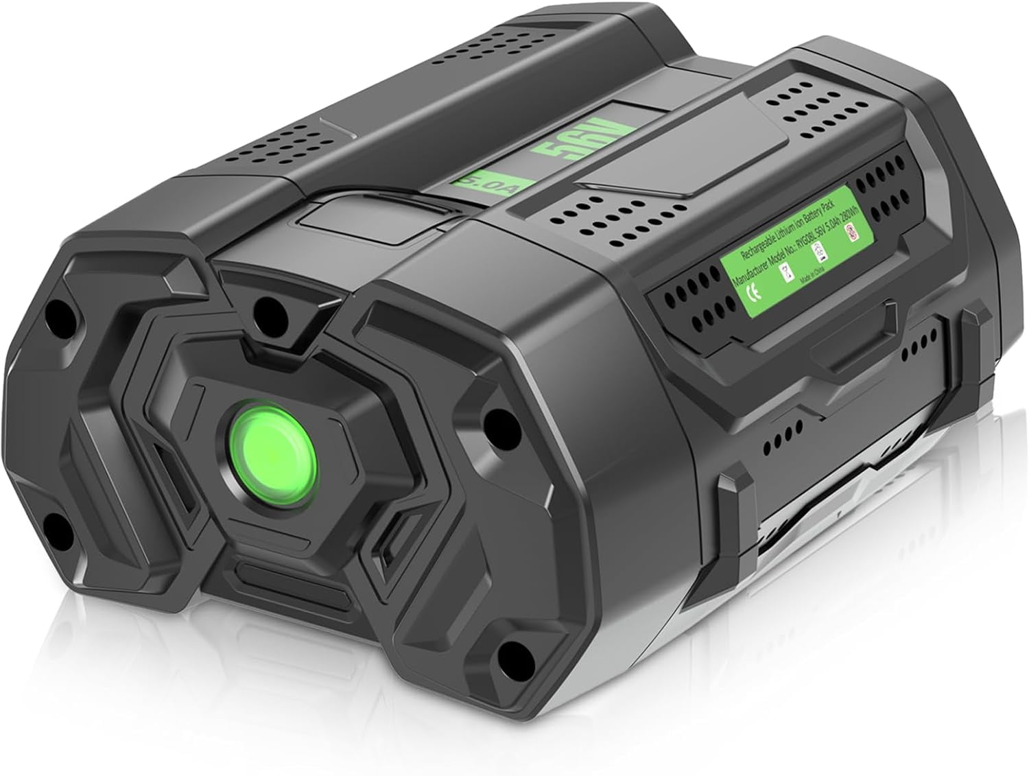 56 Volt 5000mAh High Capacity Replacement for EGO 56V Battery Compatible with EGO Lithium Battery Power+ Tools Compatible with BA2800 Cordless Power Tool