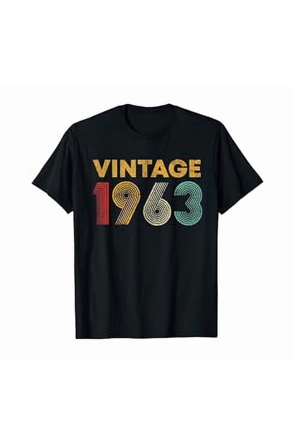 56 Years Old Born In 1963 Vintage Birthday Gifts 56Th Birthday T-Shirt Unisex S To 5XL